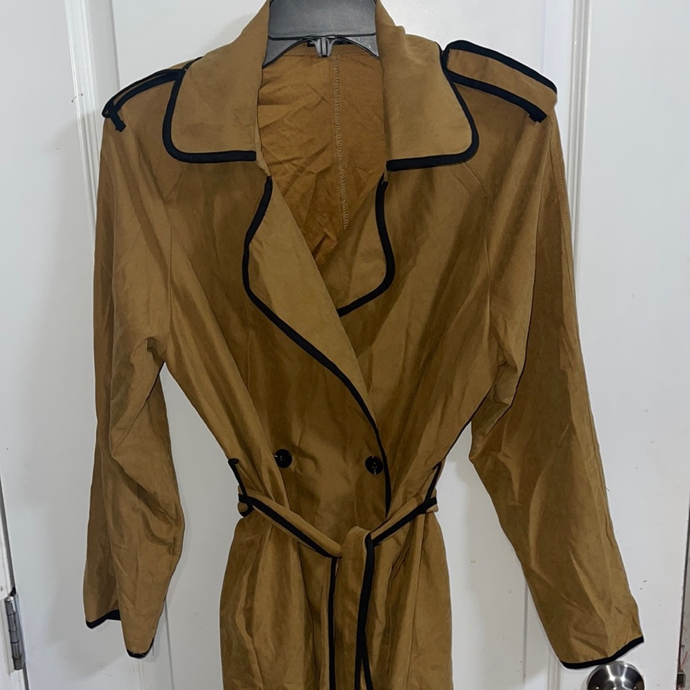 Shein Light Trench Coat Style Jacket